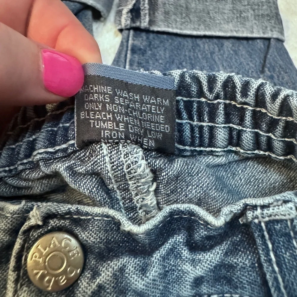 Childrens Place Blue Jeans With Adjustable Waist 24 months